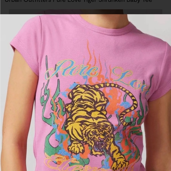Urban Outfitters Tops - Urban Outfitters Pink Graphic Short Sleeve Tee